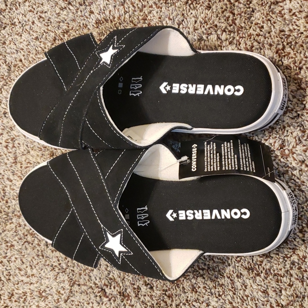Converse Black Sandals Size 11 Women's